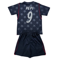 Camiseta Estados Unidos Ricardo Pepi #9 Segunda Equipación Replica Mundial 2026 para niños mangas cortas (+ Pantalones cortos)